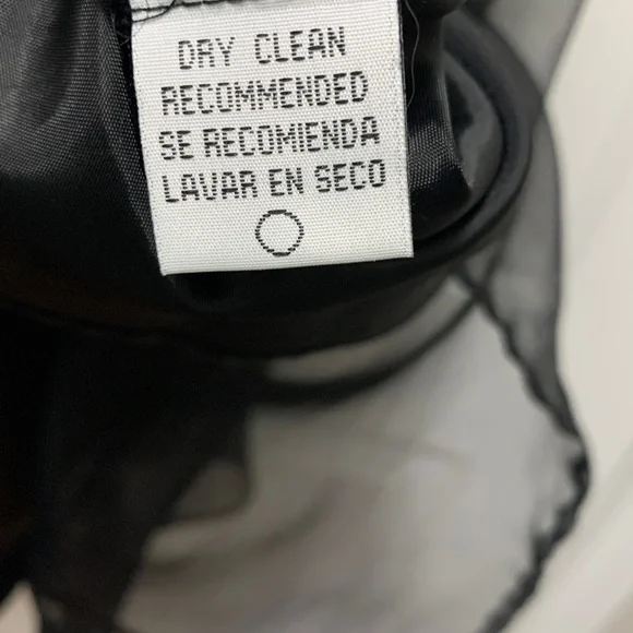 Signature by Sangria Black Midi Dress Size 6 - Picture 5 of 6